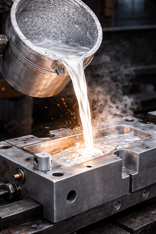 Aluminium coquillegieten