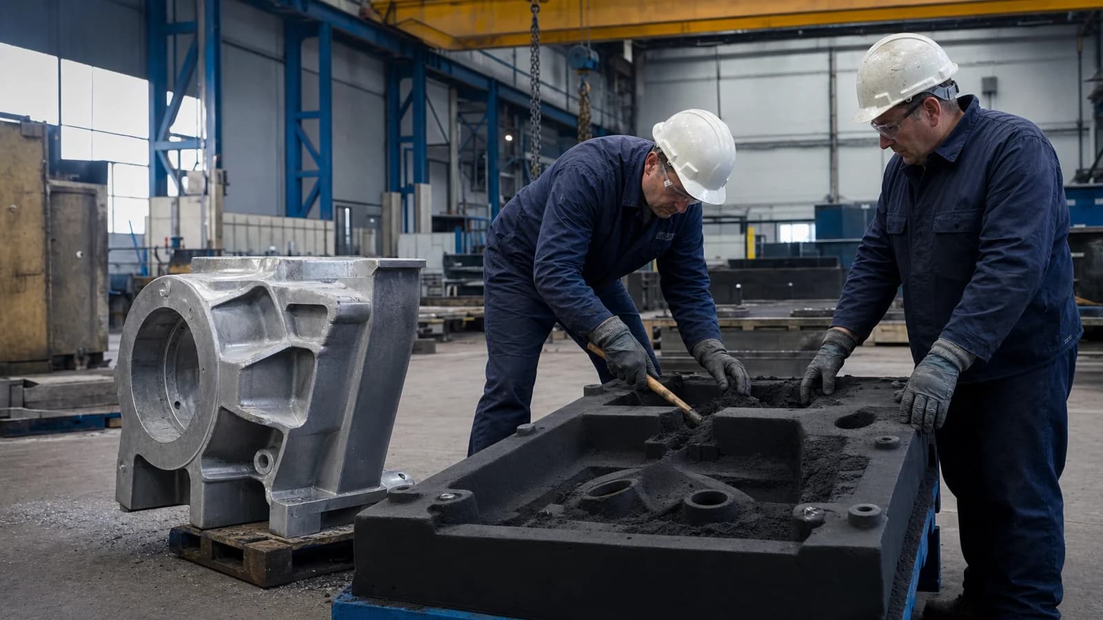 Aluminium handvormgieten