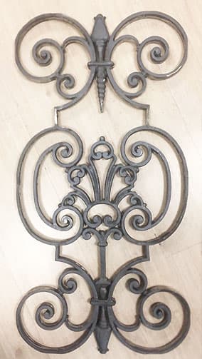 Balustrade, sierlijke leuning in gietijzer - Thumbnail 2