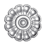 Decoratieve rozet gietijzer - 668