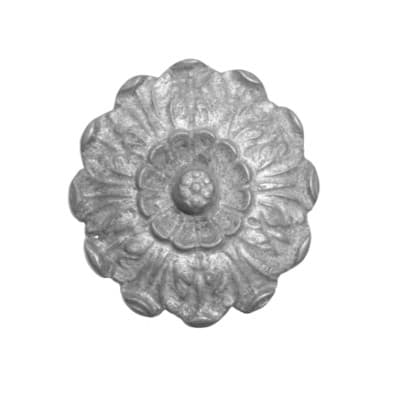 Decoratieve rozet van gietijzer - Lotus