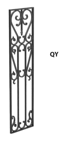 Smeedijzeren hek - Referentie QY