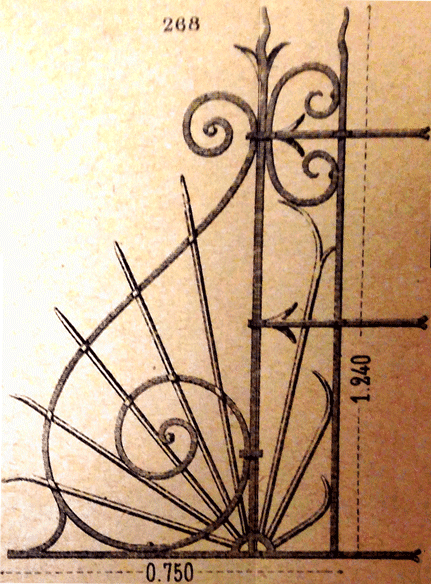 Scheidingrooster in gietijzer Loiselet - 3e model
