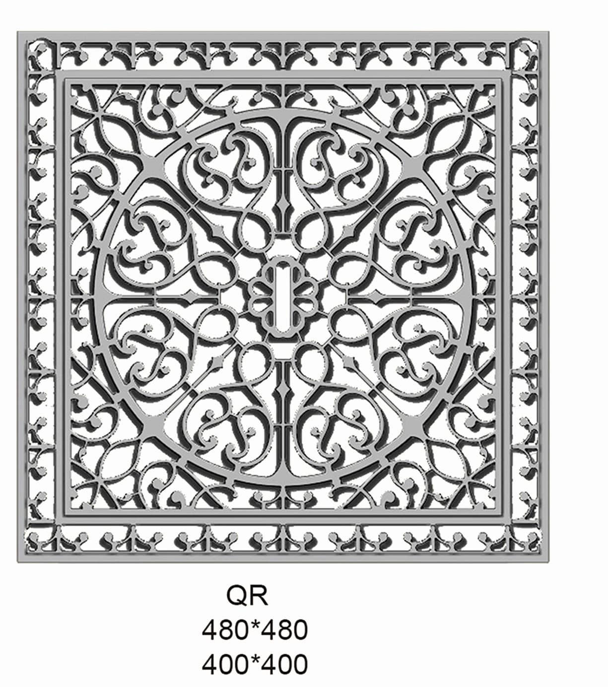 Gietijzeren voetveger QR