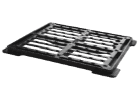 Vierkante vlakke grill - GPC 800