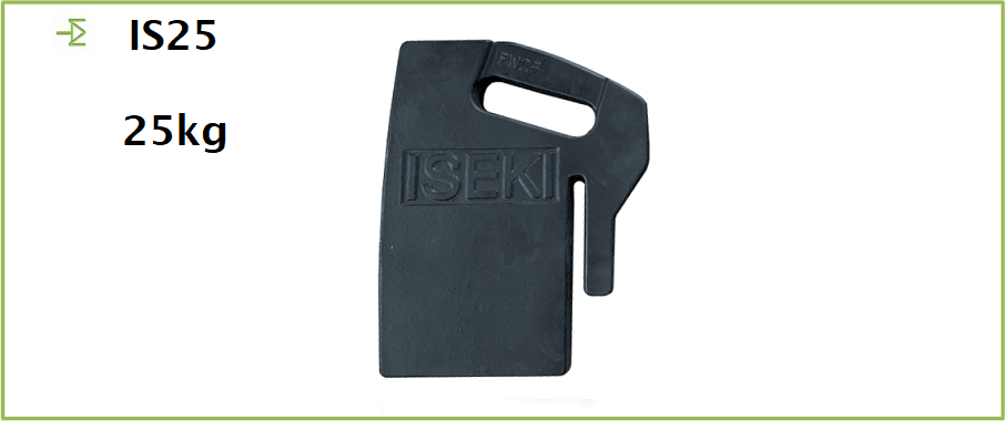 Tractor Masse ISEKI 25 kg - IS25