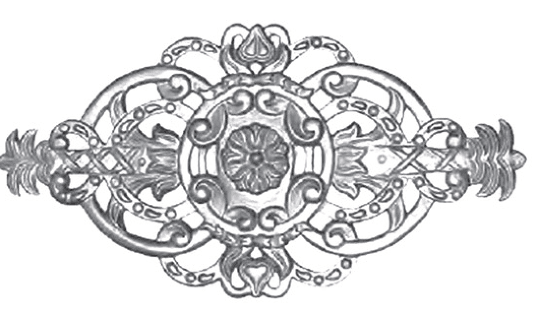 Palmette gietijzer 530