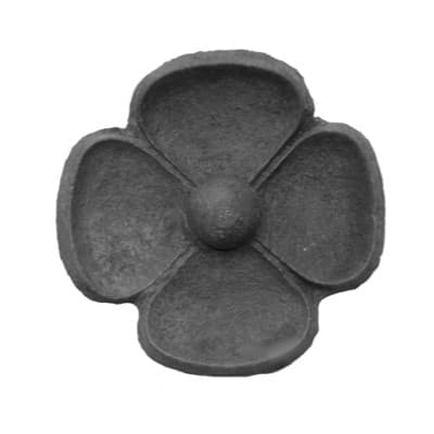 Decoratieve rozet van gietijzer - Malva