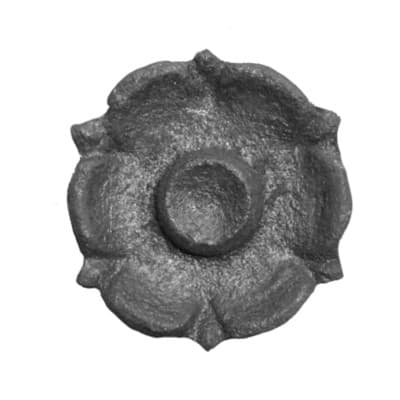 Decoratieve rozet van gietijzer - Waterlelie