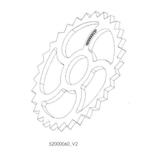 Croskill rol met tand Ø 520 - 52000060_V2